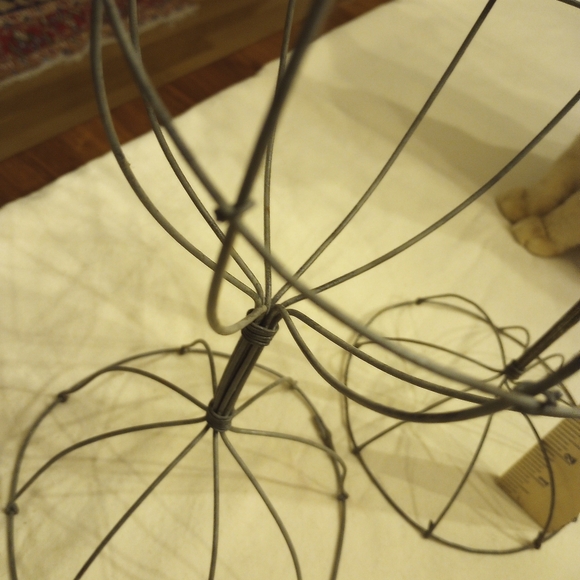 Two Rustic Wire Hat Structures - Picture 5 of 7